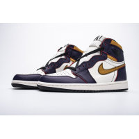 Fake Air Jordan 1 Retro High OG Defiant SB LA to Chicago  CD6578-507