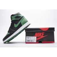 Fake Air Jordan 1 Retro High Pine Green Black (2020) 555088-030