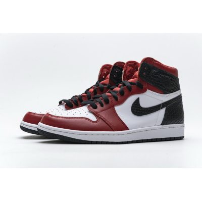 Fake Air Jordan 1 Retro High Satin Snake Chicago (W) CD0461-601