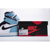 Fake Air Jordan 1 Retro High UNC Patent (W)  CD0461-401