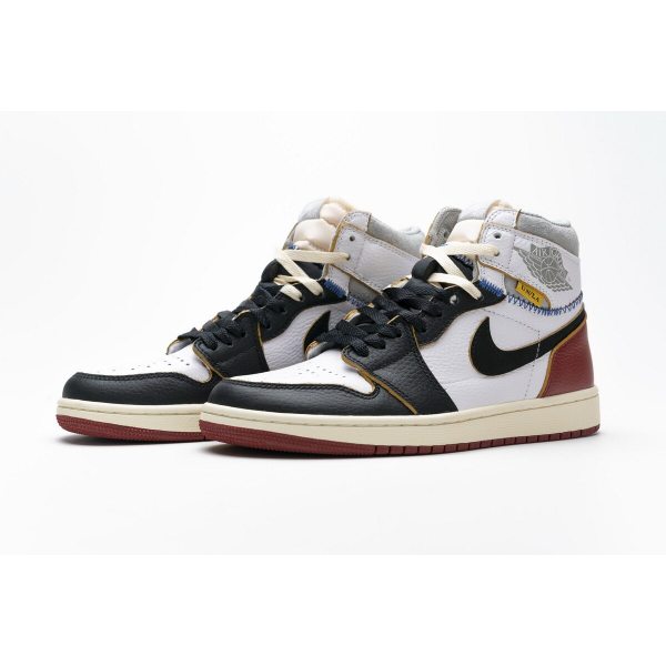 Fake Air Jordan 1 Retro High Union Los Angeles Black Toe BV1300-106