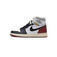 Fake Air Jordan 1 Retro High Union Los Angeles Black Toe BV1300-106