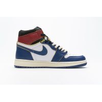 Fake Air Jordan 1 Retro High Union Los Angeles Blue Toe BV1300-146