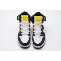 Fake Air Jordan 1 Retro High White Black Volt University Gold 555088-118