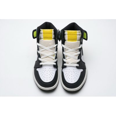 Fake Air Jordan 1 Retro High White Black Volt University Gold 555088-118