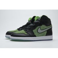 Fake Air Jordan 1 Retro High Zoom Zen Green  CK6637-002