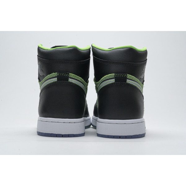 Fake Air Jordan 1 Retro High Zoom Zen Green  CK6637-002