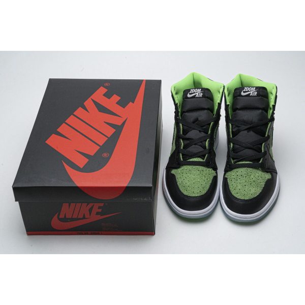 Fake Air Jordan 1 Retro High Zoom Zen Green  CK6637-002