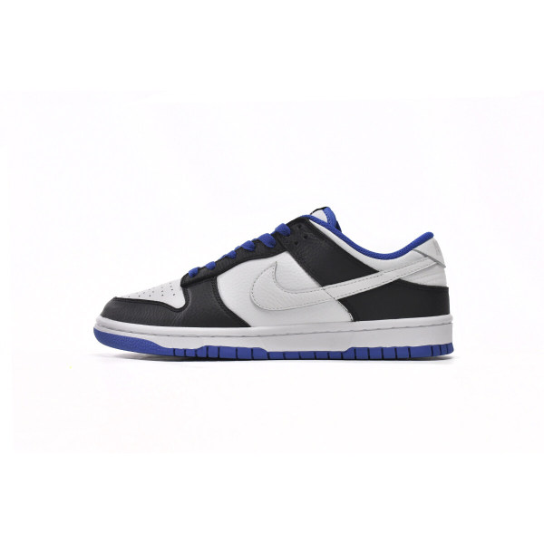 Fake Nike Dunk Low White Black Royal FD9064-110