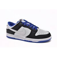 Fake Nike Dunk Low White Black Royal FD9064-110