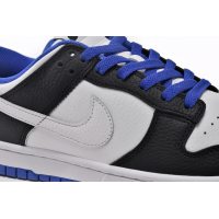 Fake Nike Dunk Low White Black Royal FD9064-110