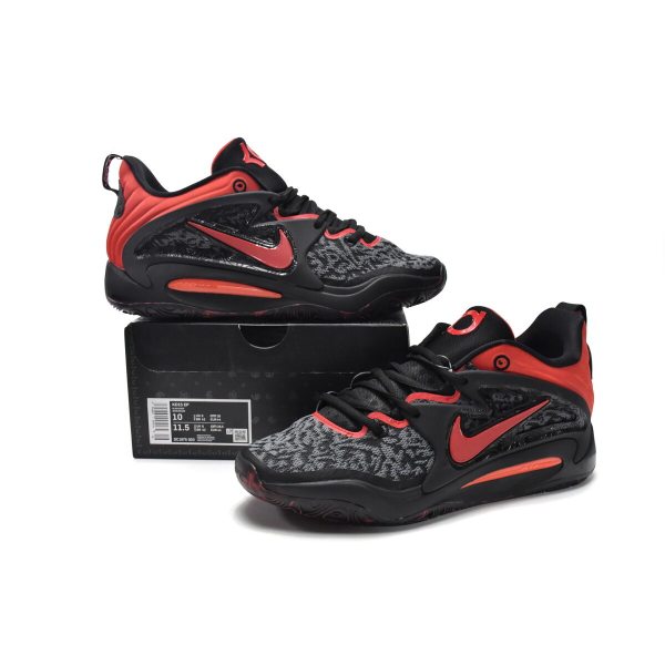 Fake Nike KD 15 EP Black Red DC1975-003