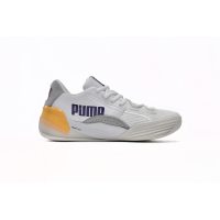 Fake Puma Clyde Hardwood White Blue Golden 193663-05