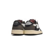 Fake Travis Scott x Air Jordan 1 Low Dark Mocha CQ4277-105