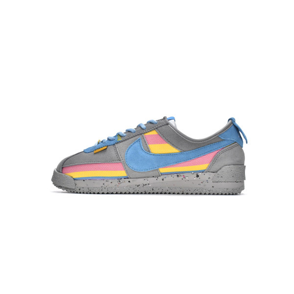 Fake Union LA x Nike Cortez Blue Pink Yellow Grey DR1413-002