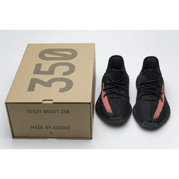 Fake Yeezy Boost 350 V2 Core Black Red BY9612