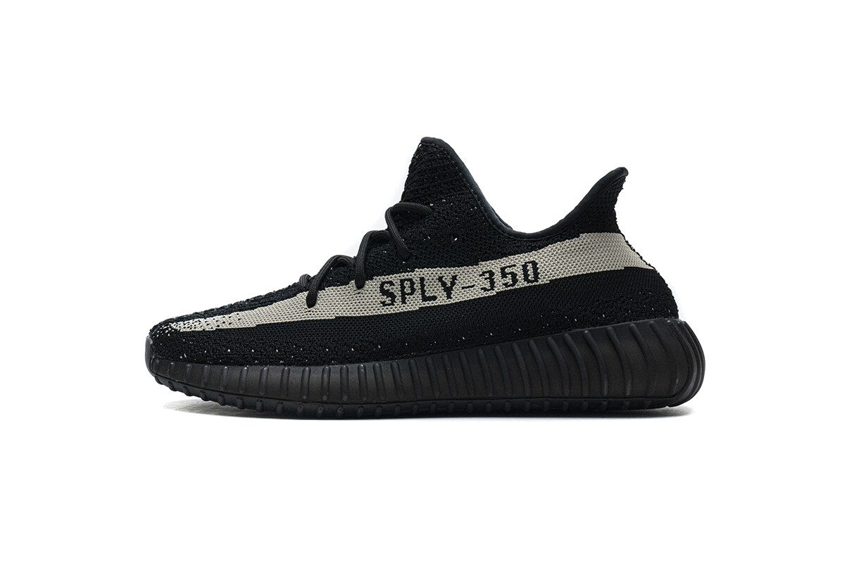 Fake Yeezy Boost 350 V2 Core Black White Real Boost BY1604