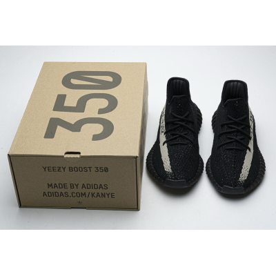 Fake Yeezy Boost 350 V2 Core Black/White Real Boost BY1604