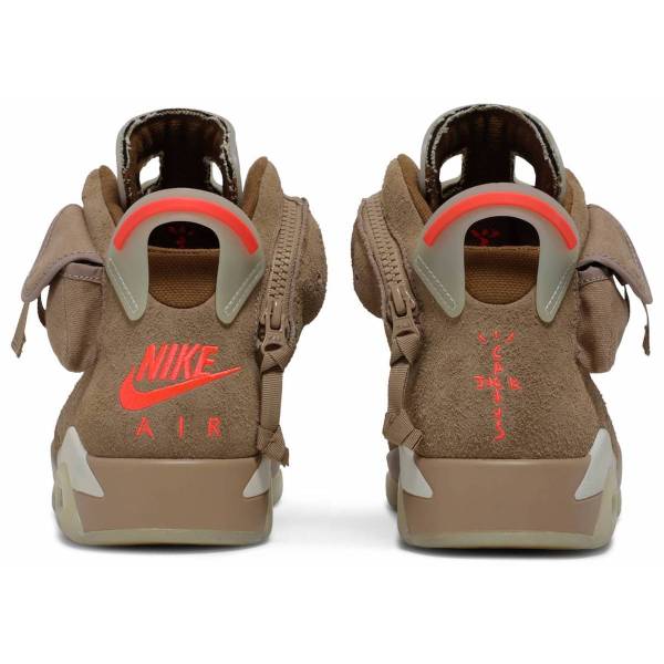 Travis Scott x Fake Air Jordan 6 British Khaki DH0690-200