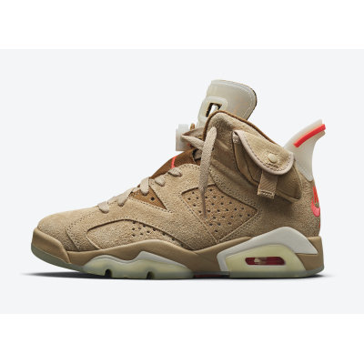 Travis Scott x Fake Air Jordan 6 British Khaki DH0690-200