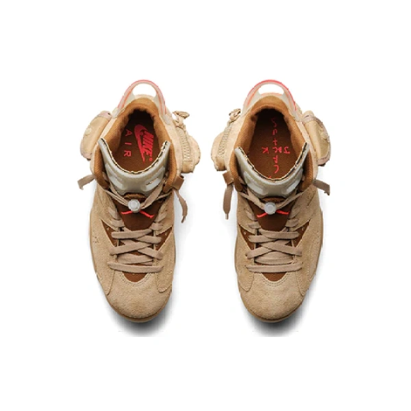 Travis Scott x Fake Air Jordan 6 British Khaki DH0690-200