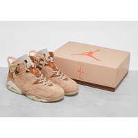 Travis Scott x Fake Air Jordan 6 British Khaki DH0690-200