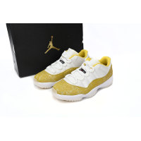 Fake Air Jordan 11 Retro Low WMNS “Yellow Snakeskin AH7860-107