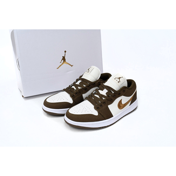 Fake Air Jordan 1 Low “Mocha Toe” DV0426-301
