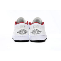 Fake Air Jordan 1 Low All-white Red 553560-164