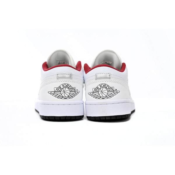 Fake Air Jordan 1 Low All-white Red 553560-164