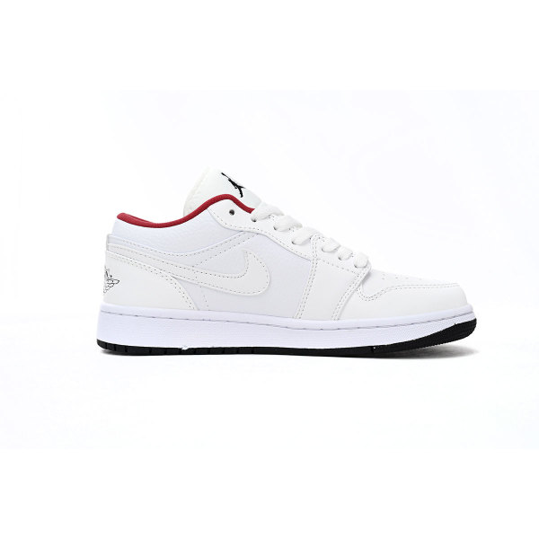 Fake Air Jordan 1 Low All-white Red 553560-164