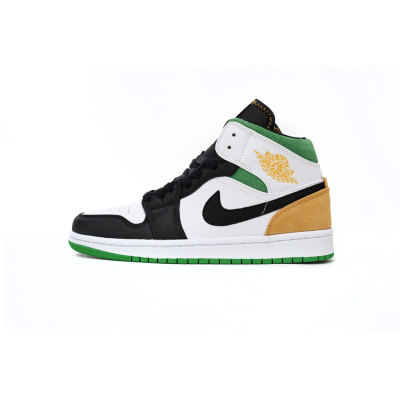 Fake Air Jordan 1 White, orange and Green 852542-101