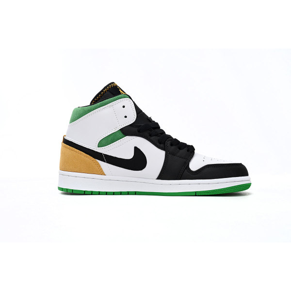 Fake Air Jordan 1 White, orange and Green 852542-101