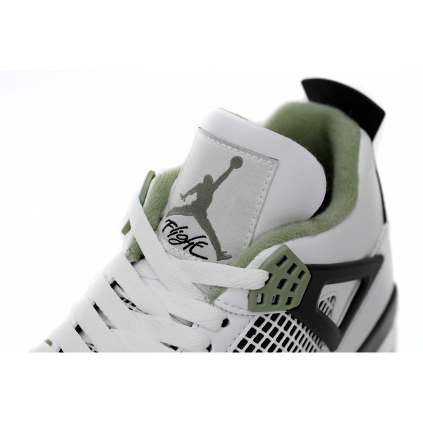 Fake Air Jordan 4 WMNS “Oil Green”Seafoam (W) AQ9129-103