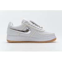 Travis Scott x Nike Air Force 1“White” AQ4211-100