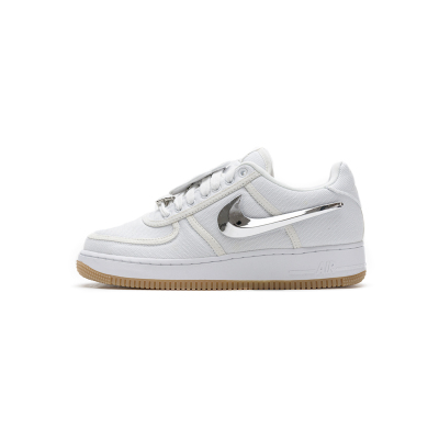 Travis Scott x Nike Air Force 1“White” AQ4211-100