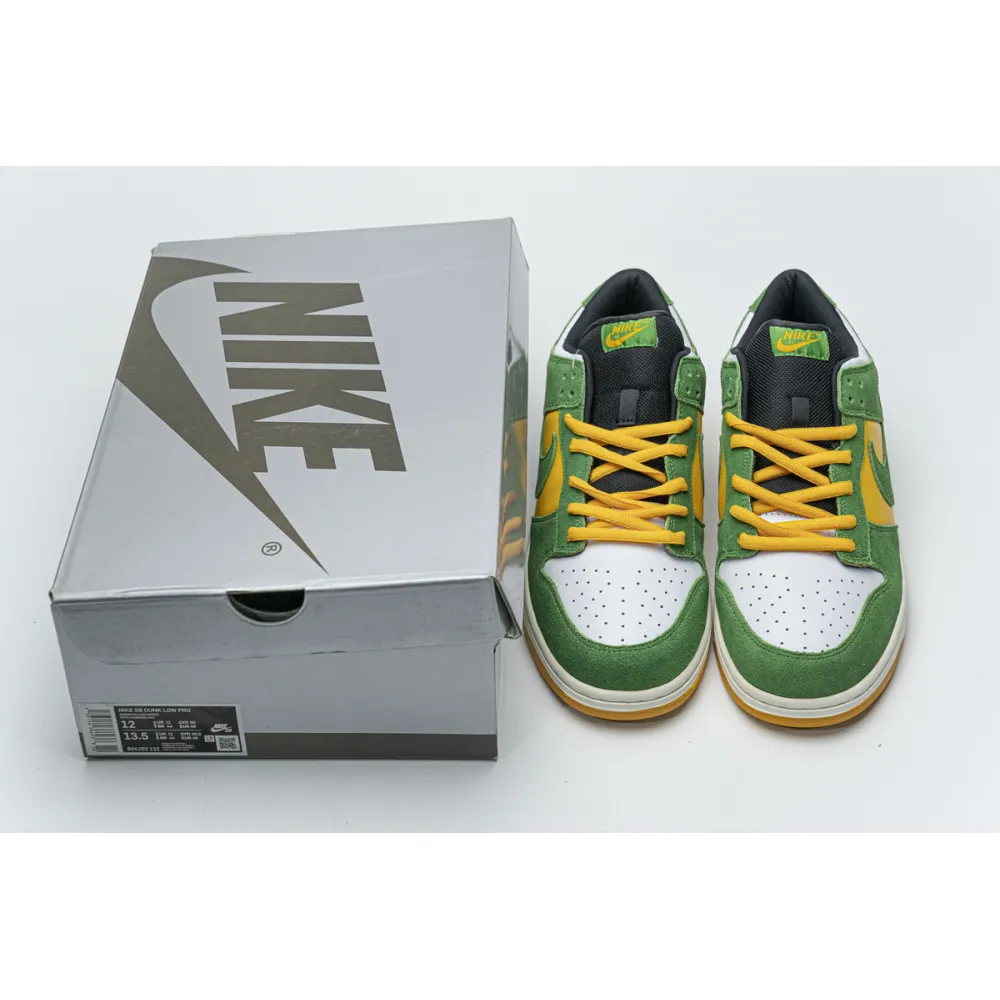 Nike Dunk Low Green Yellow 804292-132