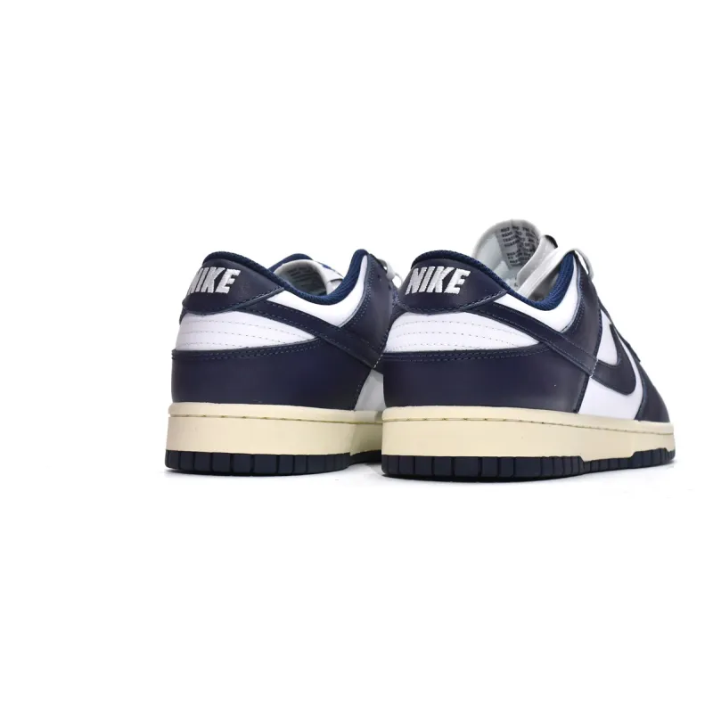 (OG)Nike Dunk Low Midnight Navy and White DD1503-115