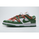 OFF-WHITE x Nike Dunk SB Low Pine Green CT0856-100