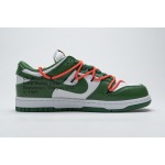 OFF-WHITE x Nike Dunk SB Low Pine Green CT0856-100