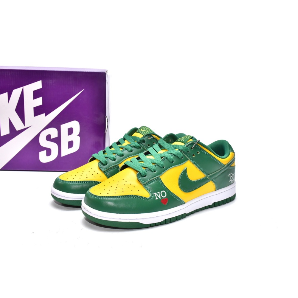 (OG)Supreme x Nike SB Dunk Low Brazil  DO7412-983 