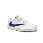 Travis Scott x Air Jordan 1 Low White Blue DH68369-186