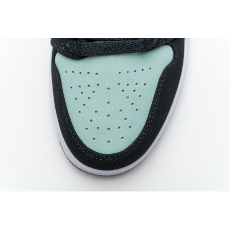 Air Jordan 1 Low Black Aurora Green Laser Orange CK3022-013
