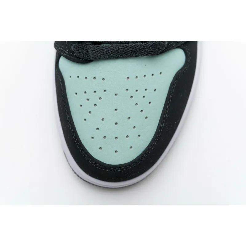 Air Jordan 1 Low Black Aurora Green Laser Orange CK3022-013