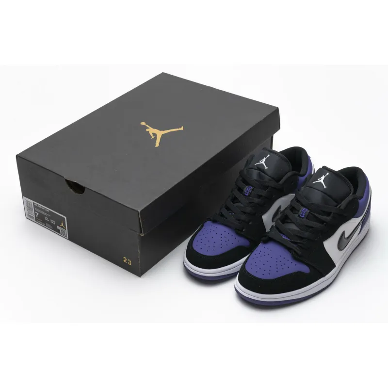 Air Jordan 1 Low Court Purple 553558-125