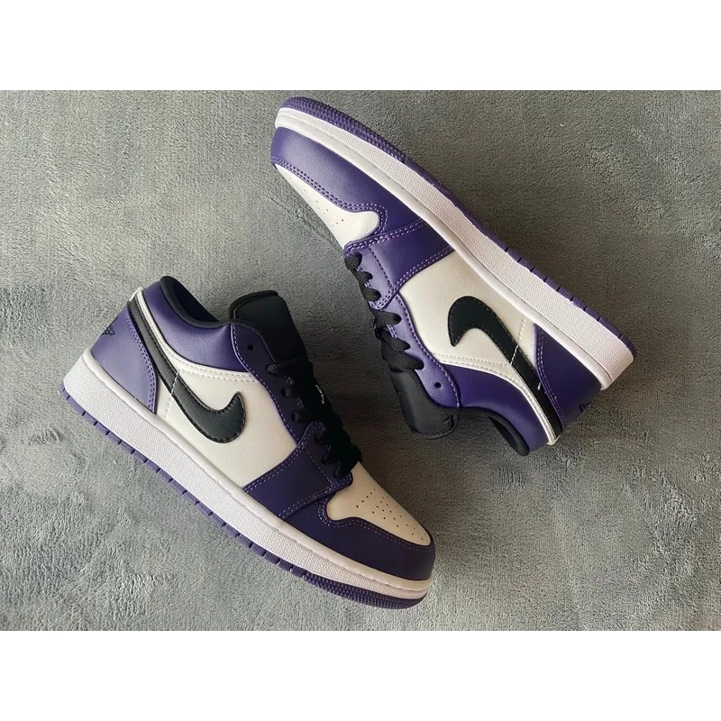 Air Jordan 1 Low Court Purple 553558-500