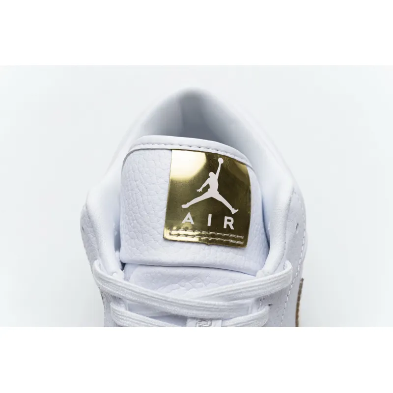 Air Jordan 1 Low White Metallic Gold (W) CZ4776-100