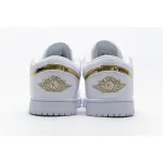 Air Jordan 1 Low White Metallic Gold (W) CZ4776-100