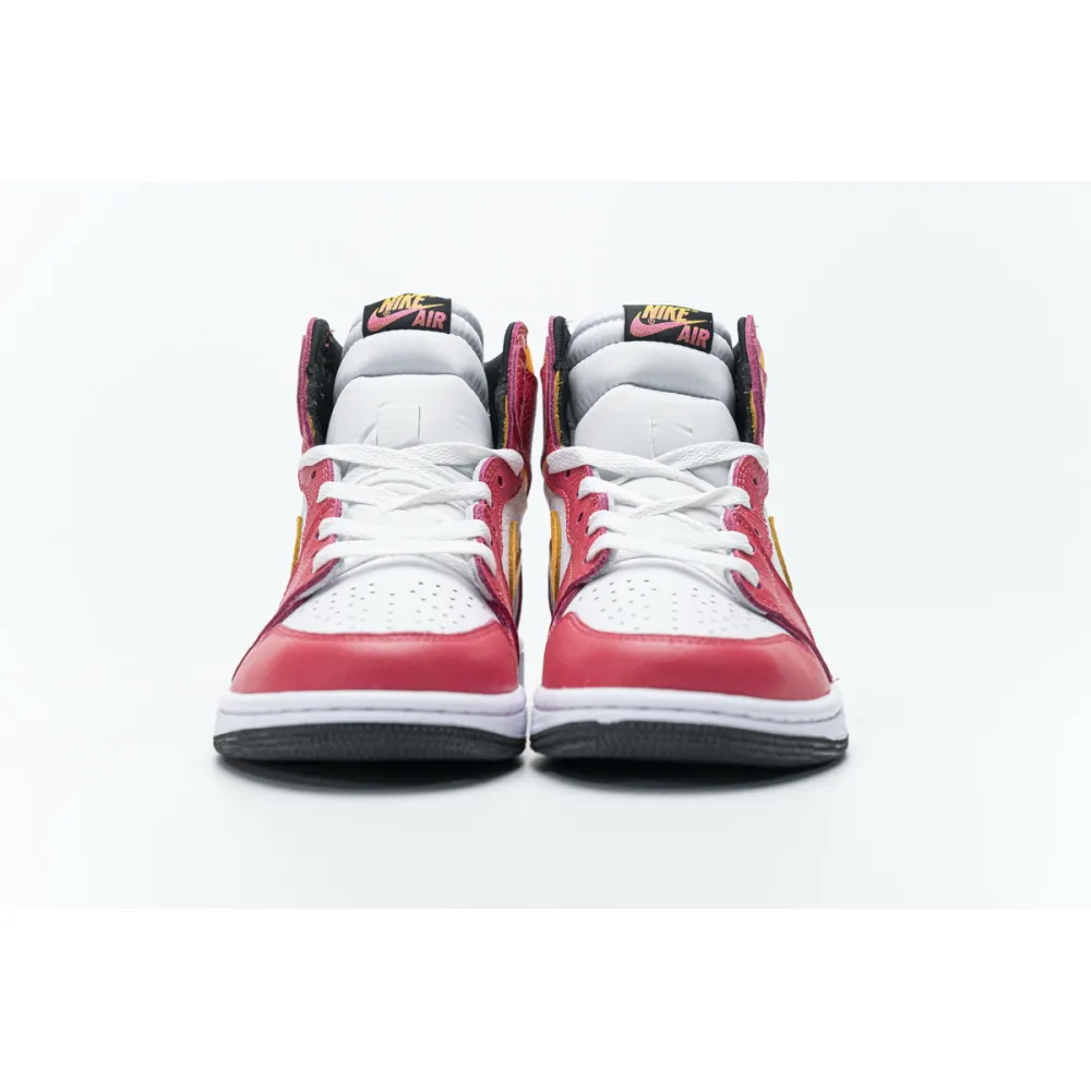  Air Jordan 1 High OG Light Fusion Red 555088-603 