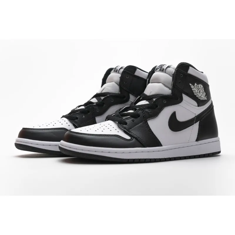  Air Jordan 1 Retro  High Black White (2014) 555088-010